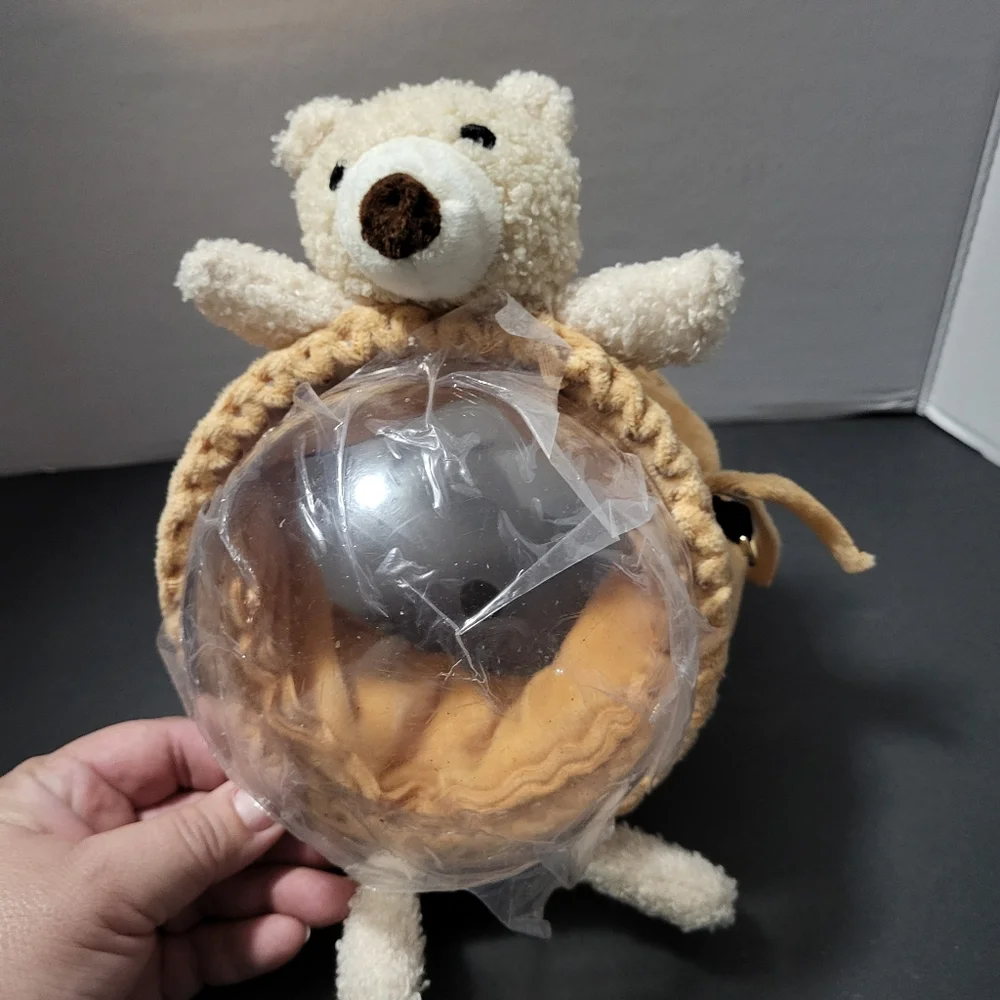 Small Pet Carrier Breathable Cute Doll Decor Hamster Travel Bag Please Read